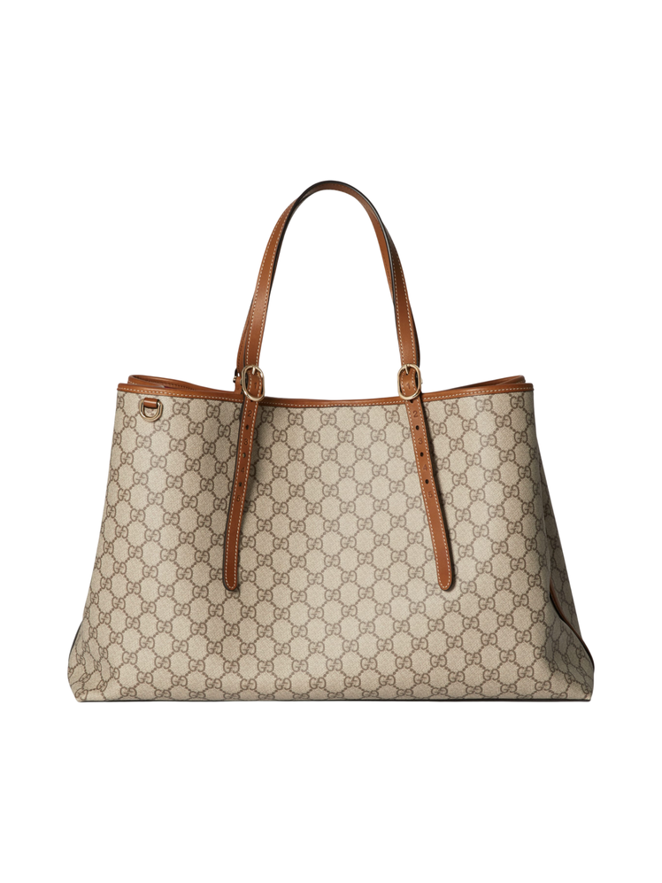 Gucci GG Emblem Large Tote Bag 