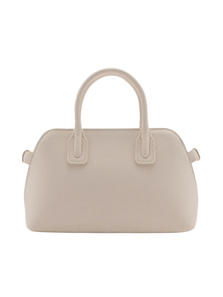 Mango Faux-Leather Bowling Bag 
