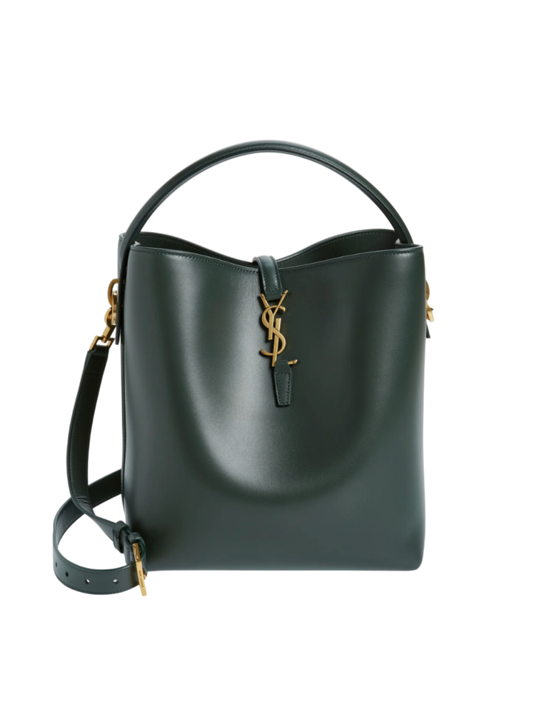 Saint Laurent Le 37 Leather Bucket Bag 